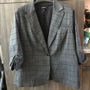 Torrid Plaid Blazer Size 3